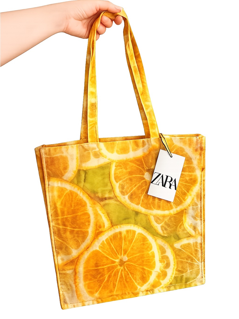 Zara fabric shopper tote bag 6239/110